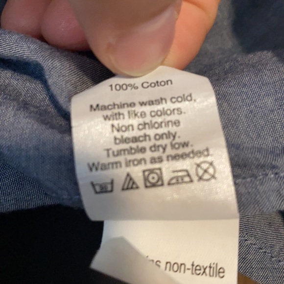 J.Crew Womens Blue Long Sleeve Chambray Button Down Size Small - Picture 5 of 9